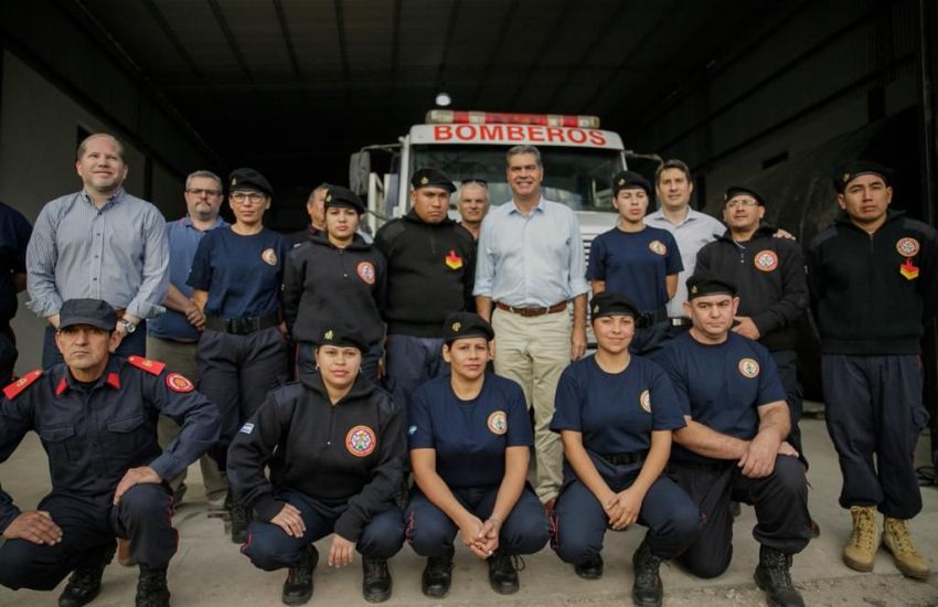 CAPITANICH INAUGURÓ EL NUEVO EDIFICIO DE BOMBEROS VOLUNTARIOS DE MACHAGAI CON UNA INVERSIÓN DE CASI $17 MILLONES