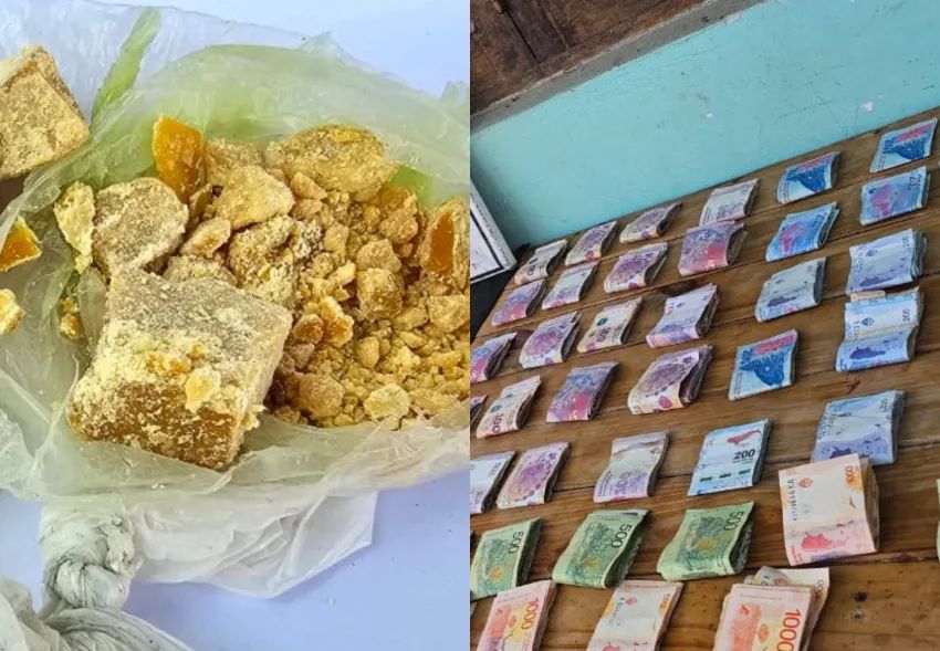 Nueva droga en Resistencia: incautan pedra, cocaína y más de 200 mil pesos, hay un detenido