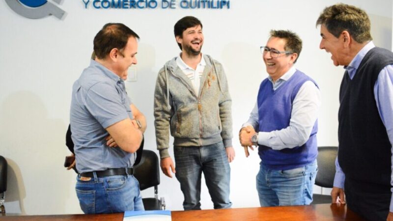 GUSTAVO DIALOGÓ CON REPRESENTANTES DE LA CÁMARA DE COMERCIO DE QUITILIPI Y ASEGURÓ QUE “AL CHACO SE LO SACA ADELANTE APOYANDO AL SECTOR PRIVADO”