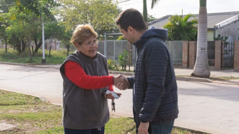 Sáenz Peña: El municipio avanza con un operativo de enripiado en el barrio La madrid.