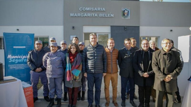 MARGARITA BELÉN FORTALECE LA SEGURIDAD PÚBLICA CON LA INAUGURACIÓN DE UNA COMISARÍA Y CUADRAS DE PAVIMENTO