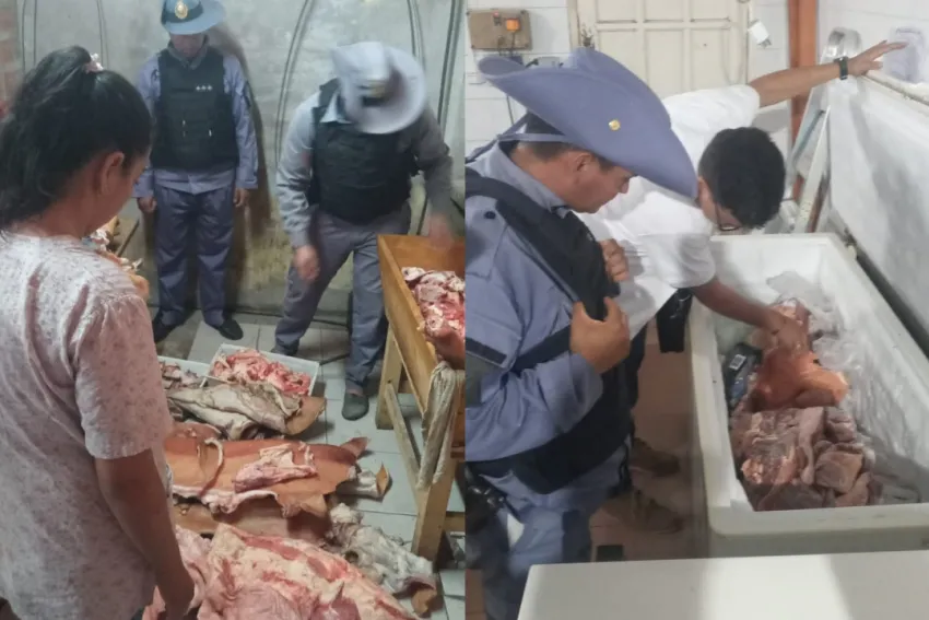Secuestraron 160 kg de carne de dudosa procedencia y en mal estado en una carnicería de Quitilipi