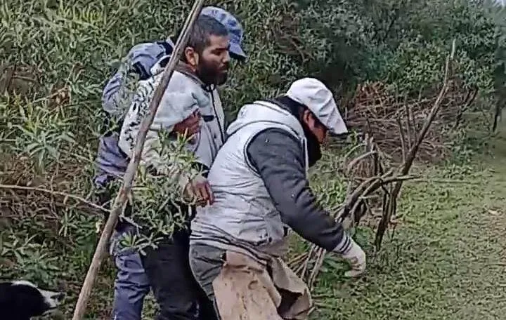 Santa Sylvina: Rescatan a un hombre que estaba perdido en un campo