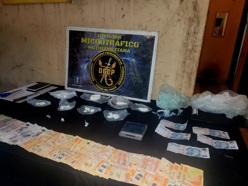 Resistencia: Allanaron una vivienda en el barrio Güiraldes e incautaron cocaína y 124.000 pesos