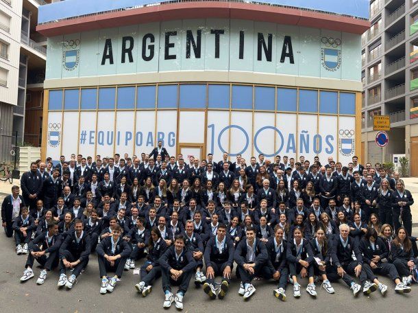 La delegación argentina está lista para la ceremonia inaugural de los Juegos Olímpicos de París 2024