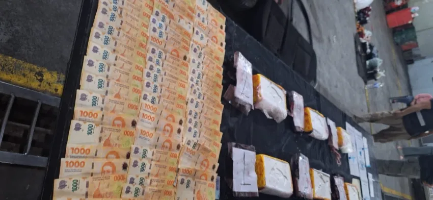 Makallé: Una dirigente social trasladaba seis panes de cocaína valuados en $ 104 millones