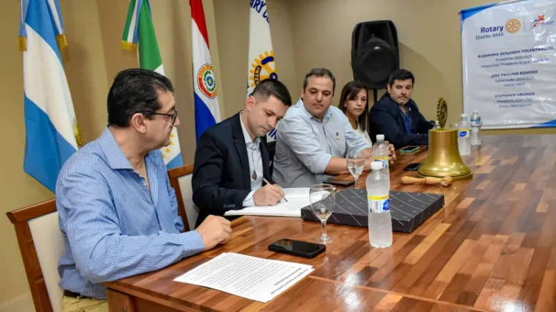 Sáenz Peña: Bruno Cipolini recibió la mención «Orden del Quebracho» otorgada por el Rotary Club